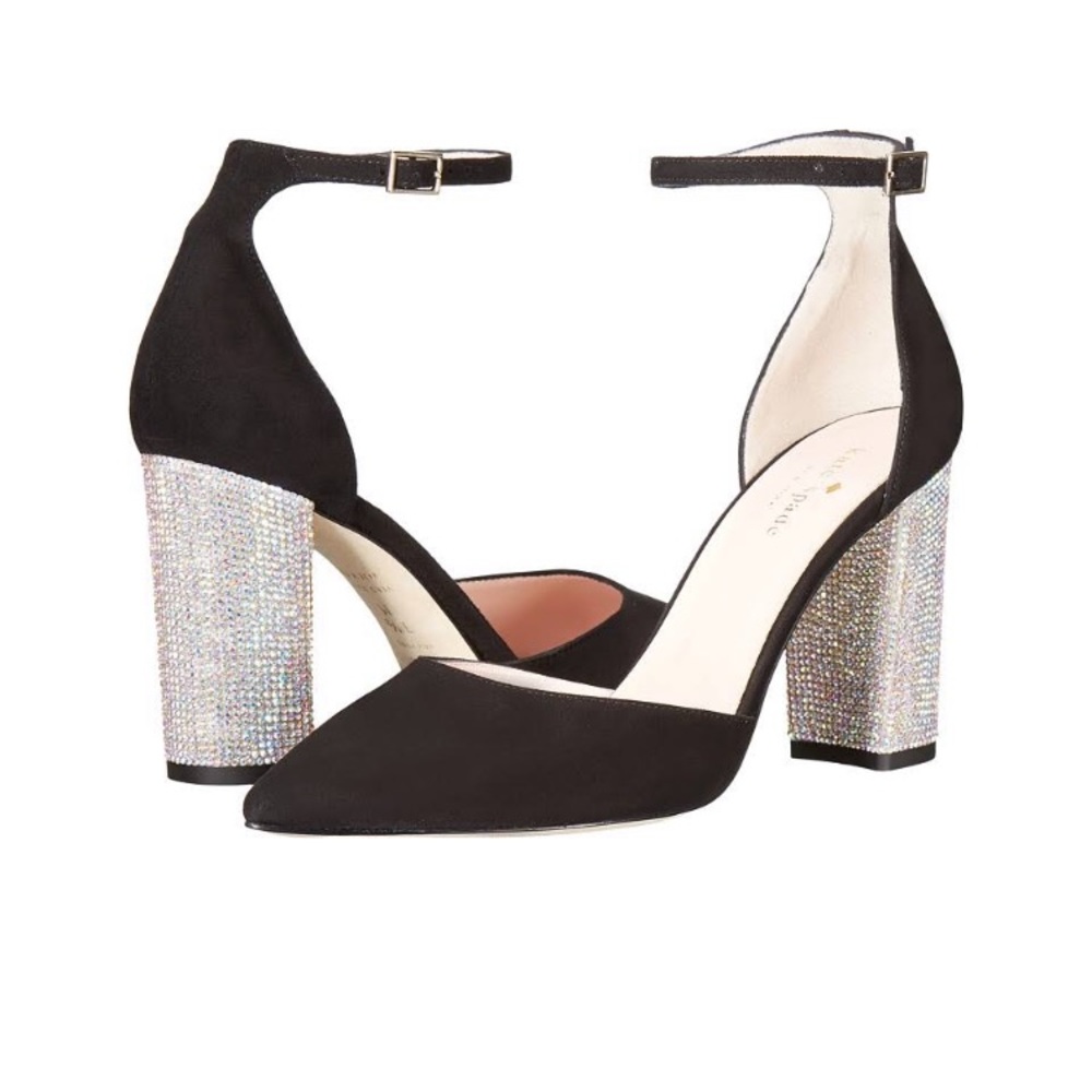 Kate Spade Aurora Borealis BLING Statement Heels - Picture 1 of 8